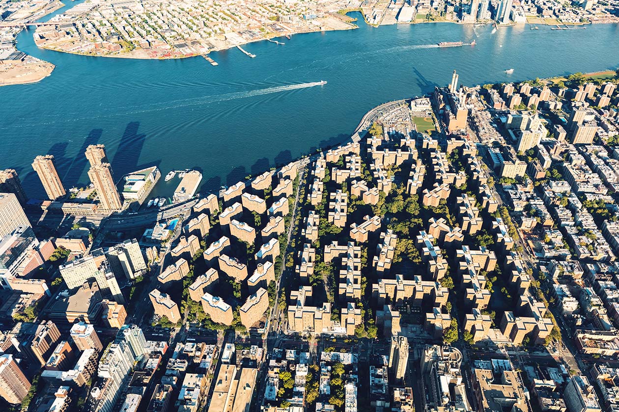 Stuyvesant Town in Manhattan’s East Village in New York City